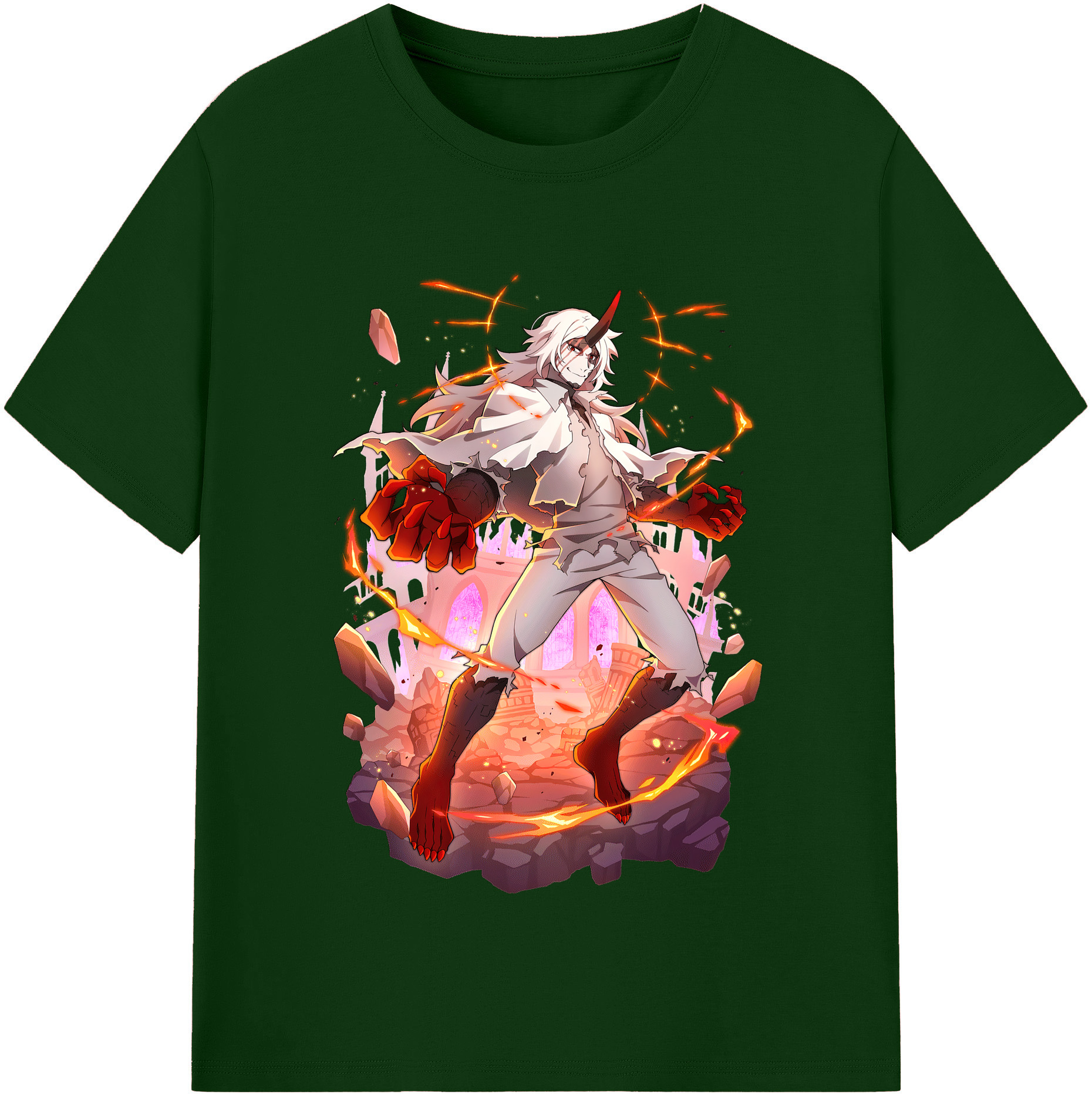 （画像用） 文豪ストレイドッグス Bungo Stray Dogs 綿100％半袖Tシャツ（フロントプリント）